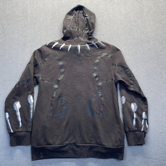 Black Panther Teens  Tchalla Cosplay Hoodie Sweatshirt Size XL MARVEL - Picture 14 of 14